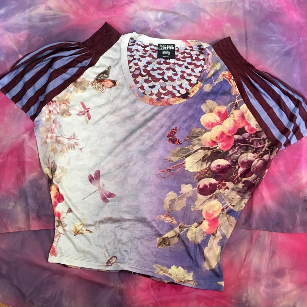 Jean Paul Gaultier Maille Butterfly Top